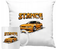 Gadżety dla niej i dla niego - ZESTAW PODUSZKA + KUBEK Szybkie Auta Motoryzacja JDM Pomysł Na Prezent #7 - miniaturka - grafika 1