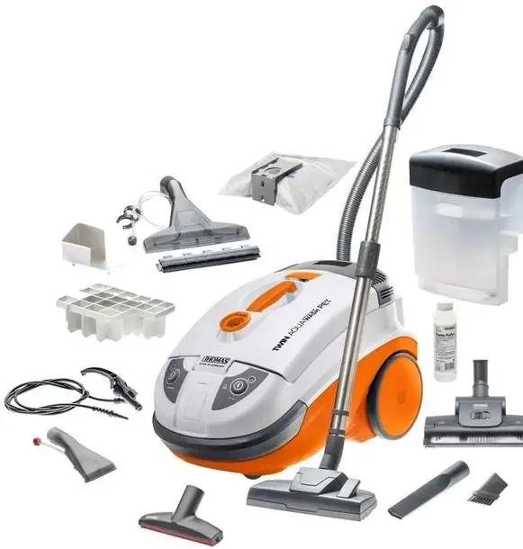 Odkurzacz piorący Thomas Twin AquaWash Pet 1300W filtr wodny na sucho i mokro pranie dywanów i tapicerki HEPA do sierści zwierząt dla alergików