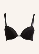 Biustonosze - Calvin Klein Biustonosz Push-Up Flirty schwarz - miniaturka - grafika 1