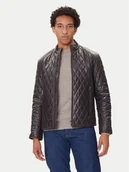 Kurtki męskie - JOOP! Kurtka skórzana 17 Boys 1500150 80000851 Brązowy Regular Fit - miniaturka - grafika 1