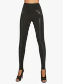 Spodnie damskie - Damskie spodnie Ally 200 DEN czarne Bas Bleu r.M - miniaturka - grafika 1