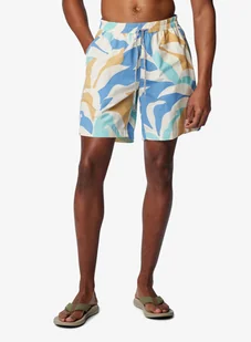 Spodenki męskie Columbia Summerdry Short - chalk floristic - Odzież trekkingowa męska - miniaturka - grafika 1