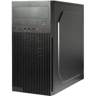Akcesoria do komputerów stacjonarnych - Inter-Tech IT-6521 Straight Micro Tower Czarny 88881369 - miniaturka - grafika 1