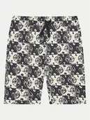 Spodenki damskie - Guess Szorty materiałowe L5GD10 KA6R4 Czarny Relaxed Fit - miniaturka - grafika 1