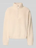 Bluzy damskie - Bluza o kroju regular fit z kołnierzem i wzorem na całej powierzchni model ‘NEW DALLAS’ - miniaturka - grafika 1