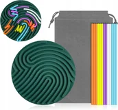 Zabawki sensoryczne - ZABAWKA SENSORYCZNA DLA DZIECI MATA DO AUTYZMU EDUKACYJNA AKCESORIA PREZENT - miniaturka - grafika 1