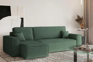 Narożniki - Sofa w kształcie L BEST narożnik tkanina Neve zielony lewy - miniaturka - grafika 1