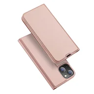 Etui i futerały do telefonów - Dux Ducis Skin Pro kabura etui pokrowiec z klapką iPhone 13 mini różowy - miniaturka - grafika 1