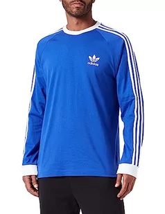 adidas Długa koszulka męska, Nasiona Lucid Blue, M - Koszulki męskie - miniaturka - grafika 1
