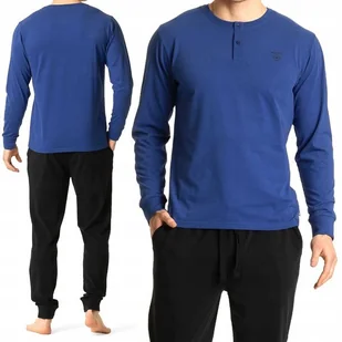 ATLANTIC NMP-360 męska PIŻAMA 100% BAWEŁNA długi rękaw - XL - Piżamy męskie ATLANTIC NMP-360 męska PIŻAMA 100% BAWEŁNA długi rękaw - XL - Piżamy męskie - miniaturka - grafika 1