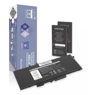 Mitsu Bateria 4GVMP do Dell Latitude 5400 5500 5510 8000 mAh (61 Wh) 7.6V (7.4V) BC/DE-5500 - Baterie do laptopów - miniaturka - grafika 1