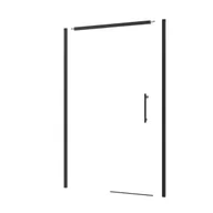 Akcesoria do armatury i ceramiki - Sensea Profile drzwi przesuwnych prysznicowych czarne Remix 100x195 cm - miniaturka - grafika 1