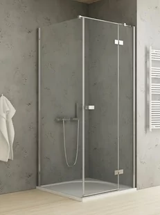 New Trendy Kabina prysznicowa drzwi uchylne 100x100 prawa EXK-5133 Reflexa - Kabiny prysznicowe - miniaturka - grafika 1