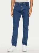 Spodnie męskie - Calvin Klein Jeansy K10K113642 Niebieski Slim Fit - miniaturka - grafika 1