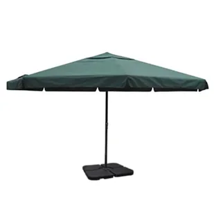 vidaXL vidaXL Zielony parasol ogrodowy z aluminiową ramą i przenośną podstawą - Parasole ogrodowe - miniaturka - grafika 6