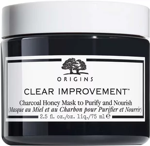 Origins Clear Improvement Clear Improvement Charcoal Honey Mask 75 ml - Maska do twarzy  75 ml - Maseczki do twarzy - miniaturka - grafika 1