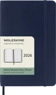 Kalendarze - MOLESKINE kalendarz 2026 GRANATOWY POCKET WEEKLY SOFT TYGODNIOWY (9x14) - miniaturka - grafika 1