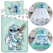 Pościel dla dzieci - DISNEY Stitch DWUSTRONNA, bawełniana pościel dziecięca na zamek, 100% BAWEŁNA 140x200cm+70x90cm OEKO-TEX - miniaturka - grafika 1