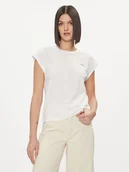 Bluzki damskie - Pepe Jeans Bluzka Bloom PL504821 Biały Regular Fit - miniaturka - grafika 1