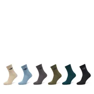 Skarpetki męskie - Zestaw 6 par wysokich skarpet unisex adidas Trefoil Cushion JY2680 Kolorowy - miniaturka - grafika 1