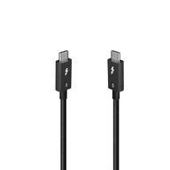 Kable komputerowe i do monitorów - Lindy 31130 kabel Thunderbolt 1 m 80 Gbit/s Czarny 31130 - miniaturka - grafika 1