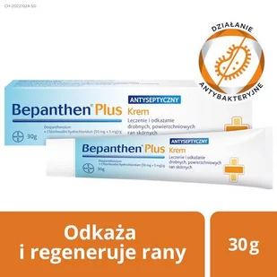 Bayer Bepanthen Plus krem regeneracyjny 30g - Kremy dla dzieci - miniaturka - grafika 1