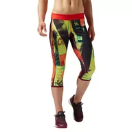 Legginsy - Spodnie 3/4 Reebok CrossFit Primed damskie dwustronne legginsy getry treningowe-XS - miniaturka - grafika 1
