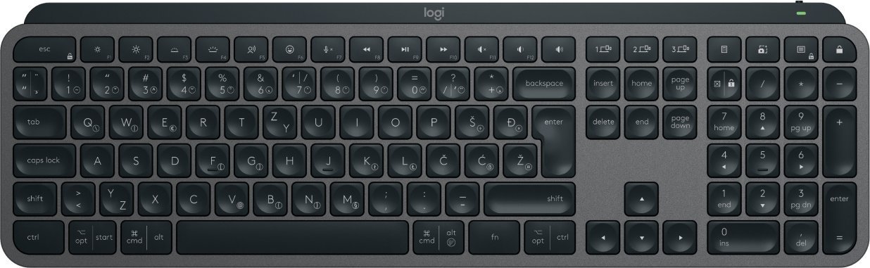 Logitech MX Keys S RF Wireless Grafitowy 920-011591