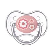 Smoczki do butelek - Smoczek CANPOL BABIES Newborn Symetryczny 0-6 m Różowy - miniaturka - grafika 1