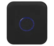 Dzwonki i gongi - Solight 1L70B - Dzwonek bezprzewodowy do kontaktu 230V IP56 czarny - miniaturka - grafika 1