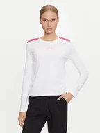 Bluzki damskie - EA7 Emporio Armani Bluzka 6DTT16 TJLOZ 1100 Biały Regular Fit - miniaturka - grafika 1