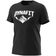 Koszulki sportowe męskie - Koszulka męska Dynafit Graphic Co M S/S Tee Rozmiar: M / Kolor: biały/czarny - miniaturka - grafika 1
