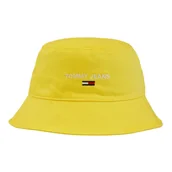 Czapki i chusty sportowe męskie - Kapelusz Tommy Jeans Sport Bucket Żółty - AW0AW11661-ZGF - miniaturka - grafika 1