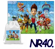 Puzzle - PUZZLE 70 EL. UKŁADANKA PREZENT PSI PATROL PIESKI + WORECZEK Z NADRUKIEM - miniaturka - grafika 1