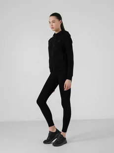 4F Legginsy dzianinowe damskie - czarne XS - Legginsy 4F Legginsy dzianinowe damskie - czarne XS - Legginsy - miniaturka - grafika 1