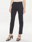 Spodnie damskie - Napapijri Spodnie materiałowe Meridian NP0A4GYE Granatowy Regular Fit - miniaturka - grafika 1