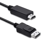 Kable komputerowe i do monitorów - Qoltec Kabel DisplayPort v1.1 męski męski | 1080p | 2m 50441 - miniaturka - grafika 1