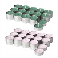 Świece - IKEA LUGNARE ŚWIECE PACHNĄCE JAŚMIN/TRAWA 2x30 SZT - miniaturka - grafika 1