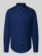 Koszule męskie - Koszula casualowa o kroju slim fit z mieszanki bawełny - miniaturka - grafika 1