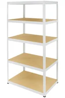 Szafy i regały magazynowe - Regał Helios magazynowy metalowy HWW_180X090X35_5_350 ilość półek 5 nośność 350 kg / Wamar-Sosenka - miniaturka - grafika 1