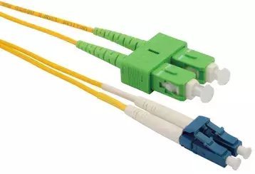Solarix LCupc/SCapc Patchcord światłowodowy 2m z włóknem OS1