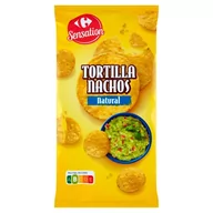 Kuchnie świata - Carrefour Sensation Tortilla Nachos Chipsy kukurydziane okrągłe 200 g - miniaturka - grafika 1