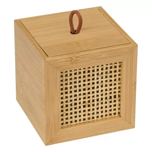 Bambusowy organizer łazienkowy Wenko Allegre, 9x9 cm - Koszyki łazienkowe - miniaturka - grafika 1