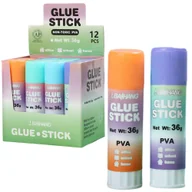 Przybory szkolne - Klej W Sztyfcie Szkolny Biurowy Pastelowe 36g LEAN - miniaturka - grafika 1