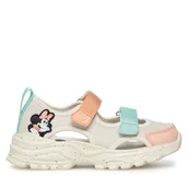 Buty dla dziewczynek - Sandały Mickey&Friends AVO-SS24-131DSTC Beżowy - miniaturka - grafika 1