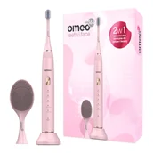 Szczoteczki elektryczne - Omeo Teeth&Face E4097 Różowy - miniaturka - grafika 1