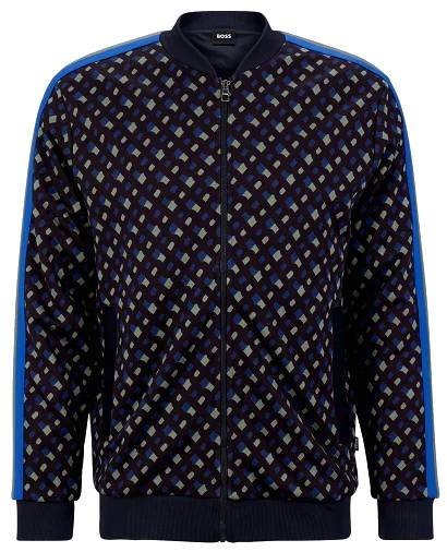 Bluza męska HUGO BOSS bejsbolówka rozpinana sportowa kurtka bomber r. S