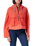Kurtki damskie - G-STAR RAW Damska kurtka sportowa Windbreaker, czerwony (Papryka D117-d116), XS - miniaturka - grafika 1