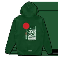Odzież do sportów motorowych - Bluza z kapturem Honda Civic Type R zielona-3XL - miniaturka - grafika 1