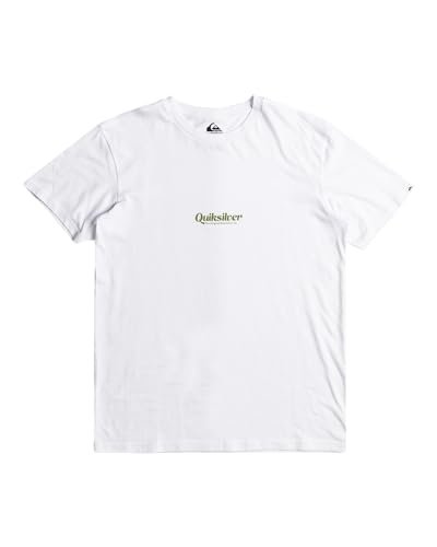 Quiksilver Koszulka z krótkim rękawem męska QS Simple Lettring SS S biała